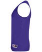 Augusta Sportswear Youth Wicking Polyester Reversible Sleeveless Jersey purple/ white ModelSide