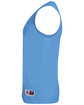 Augusta Sportswear Youth Wicking Polyester Reversible Sleeveless Jersey columb blue/ wht ModelSide