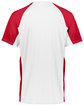 Augusta Sportswear Adult Cutter Jersey white/ red ModelBack
