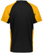 Augusta Sportswear Adult Cutter Jersey black/ gold ModelBack