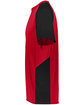 Augusta Sportswear Adult Cutter Jersey red/ black ModelSide