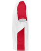 Augusta Sportswear Adult Cutter Jersey white/ red ModelSide