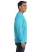 Comfort Colors Adult Crewneck Sweatshirt lagoon blue ModelSide