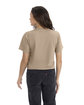 Next Level Apparel Ladies' Ideal Crop T-Shirt tan ModelBack