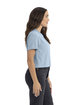 Next Level Apparel Ladies' Ideal Crop T-Shirt stonewash denim ModelSide