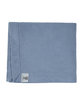 Comfort Colors Fleece Dorm Blanket blue jean ModelSide