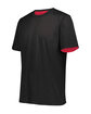 Augusta Sportswear Youth Short Sleeve Mesh Reversible Jersey black/ scarlet ModelQrt