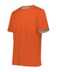Augusta Sportswear Youth Short Sleeve Mesh Reversible Jersey orange/ white ModelQrt