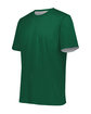 Augusta Sportswear Youth Short Sleeve Mesh Reversible Jersey dark green/ wht ModelQrt