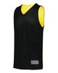 Augusta Sportswear Youth Tricot Mesh Reversible 2.0 Jersey black/ gold ModelQrt