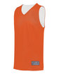Augusta Sportswear Youth Tricot Mesh Reversible 2.0 Jersey orange/ white ModelQrt