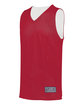 Augusta Sportswear Youth Tricot Mesh Reversible 2.0 Jersey scarlet/ white ModelQrt