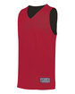 Augusta Sportswear Youth Tricot Mesh Reversible 2.0 Jersey scarlet/ black ModelQrt