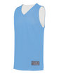 Augusta Sportswear Youth Tricot Mesh Reversible 2.0 Jersey columb blue/ wht ModelQrt