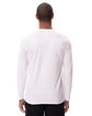 Threadfast Apparel Unisex Ultimate Long-Sleeve T-Shirt white ModelBack