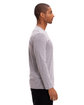 Threadfast Apparel Unisex Ultimate Long-Sleeve T-Shirt heather grey ModelSide