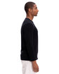 Threadfast Apparel Unisex Ultimate Long-Sleeve T-Shirt black ModelSide