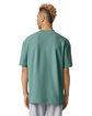 American Apparel Unisex Mockneck Pique T-Shirt arctic ModelBack