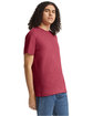 American Apparel Unisex CVC T-Shirt heather cardinal ModelSide