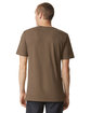 American Apparel Unisex CVC Henley T-Shirt heather army ModelBack