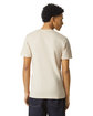 American Apparel Unisex CVC Henley T-Shirt heather bone ModelBack