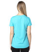 Threadfast Apparel Ladies' Ultimate CVC V-Neck T-Shirt pacific blue ModelBack