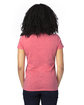 Threadfast Apparel Ladies' Ultimate CVC V-Neck T-Shirt red heather ModelBack