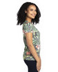 Threadfast Apparel Ladies' Ultimate CVC V-Neck T-Shirt tropical jungle ModelSide
