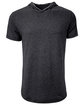 Next Level Apparel Unisex Mock Twist Short Sleeve Hoody T-Shirt  FlatFront