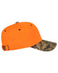 Outdoor Cap Camo Bill Solid Back Twill Cap blaz realtre apx ModelSide