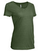 Threadfast Apparel Ladies' Vintage Dye Short-Sleeve V-Neck T-Shirt vintage grass OFQrt