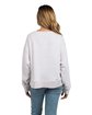 chicka-d Ladies' Cool Down Cropped Pullover natural ModelBack