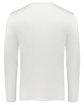 Holloway Adult Essential Long Sleeve T-Shirt Powered By Coolcore white ModelBack