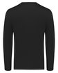 Holloway Adult Essential Long Sleeve T-Shirt Powered By Coolcore black ModelBack