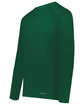 Holloway Adult Essential Long Sleeve T-Shirt Powered By Coolcore dark green ModelQrt