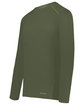 Holloway Adult Essential Long Sleeve T-Shirt Powered By Coolcore olive ModelQrt