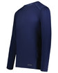 Holloway Adult Essential Long Sleeve T-Shirt Powered By Coolcore navy ModelQrt