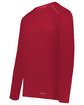 Holloway Adult Essential Long Sleeve T-Shirt Powered By Coolcore scarlet ModelQrt