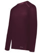 Holloway Adult Essential Long Sleeve T-Shirt Powered By Coolcore hmaroon ModelQrt