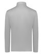 Holloway Adult Quarter-Zip Pullover Powered by Coolcore athletic grey ModelBack