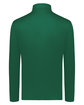 Holloway Adult Quarter-Zip Pullover Powered by Coolcore dark green ModelBack