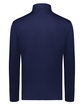 Holloway Adult Quarter-Zip Pullover Powered by Coolcore navy ModelBack