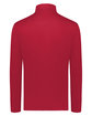 Holloway Adult Quarter-Zip Pullover Powered by Coolcore scarlet ModelBack