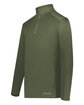 Holloway Adult Quarter-Zip Pullover Powered by Coolcore olive ModelQrt