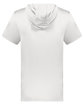 Holloway Adult Short Sleeve Hoodie Powered by Coolcore white ModelBack