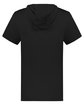 Holloway Adult Short Sleeve Hoodie Powered by Coolcore black ModelBack