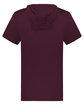 Holloway Adult Short Sleeve Hoodie Powered by Coolcore hmaroon ModelBack