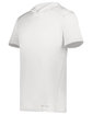 Holloway Adult Short Sleeve Hoodie Powered by Coolcore white ModelQrt