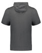 Holloway Adult Ventura Soft Knit Short Sleeve Hoodie carbon heather ModelBack