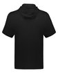 Holloway Adult Ventura Soft Knit Short Sleeve Hoodie black ModelBack